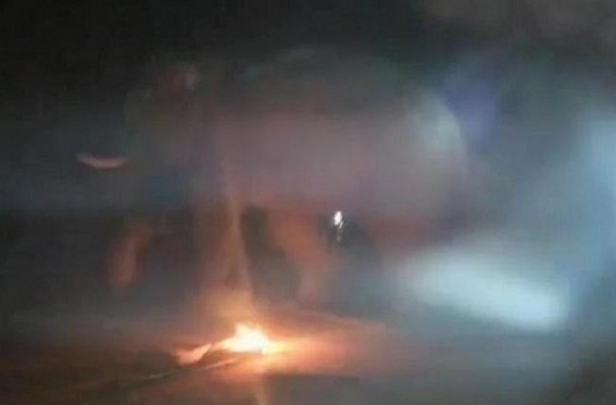 Wild Elephants' attack at DM Colony Village in Teliamura triggered Tension Wild Elephants' attack at DM Colony Village in Teliamura triggered Tension